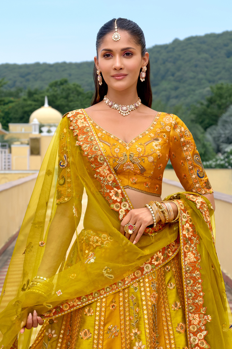 Elegant_embroidered_lehenga_choli_for_wedding_and_festival_wear_2 - LaVante Fashion