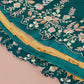 Teal Green Georgette Designer Lehenga Choli with Zari, Sequins & Thread work