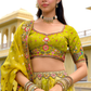 Fancy_silk_lehenga_with_embroidery_and_cut_work_border_2 - LaVante Fashion