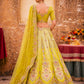 Designer Shaded Silk Lehenga with Embroidery & Cutwork Outfit