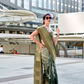Handloom Modal Silk with Pichwai Digital Print & Zari Weaving - LaVante Fashion