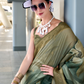 Handloom Modal Silk with Pichwai Digital Print & Zari Weaving - LaVante Fashion