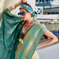 Handloom Modal Silk with Pichwai Digital Print & Zari Weaving - LaVante Fashion