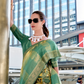Handloom Modal Silk with Pichwai Digital Print & Zari Weaving - LaVante Fashion