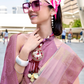 Handloom Modal Silk with Pichwai Digital Print & Zari Weaving - LaVante Fashion