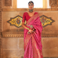 Traditional Banarasi Silk Saree with Rich Weave and Royal Appeal
