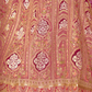 Elegant Wedding Lehenga with Floral Aari Embroidery & Banarasi Accents