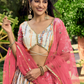 Digital Printed Lehenga Set with Sequins & Zari Embroidery