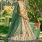 Digital Printed Lehenga Set with Sequins & Zari Embroidery