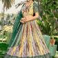 Digital Printed Lehenga Set with Sequins & Zari Embroidery