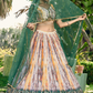 Digital Printed Lehenga Set with Sequins & Zari Embroidery