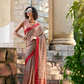 100% Pure Handloom Katan Silk Saree with Traditional Weaving - LaVante Fashion