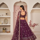 Elegant Embroidered Net Lehenga Set for Festive Occasions