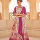 Elegant White Floral Anarkali Dress & Men's Kurta-Coat Set – Couple Outfit