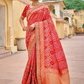 Pure Dola Silk Saree with Timeless Gota Patti Embroidery Elegance
