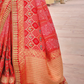 Pure Dola Silk Saree with Timeless Gota Patti Embroidery Elegance