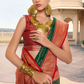 Banarasi P.V. Silk Saree with Exclusive Kanchipuram Weaving Design - LaVante Fashion