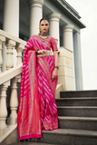 LAVANTEFASHIONBANARASIP.V.SILKWITHEXCLUSIVEWEAVINGJAALDESIGNWITHBROCADEBLOUSEANDBAMBOOFINISH_3 - LaVante Fashion