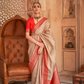 Rich Banarasi Silk Saree with Contemporary Indian Craftsmanship