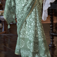 Graceful Bagru Cotton Saree with Dabu Zari Design
