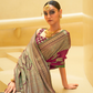 Banarasi Organza Bagh Floral Embellished Designer Saree