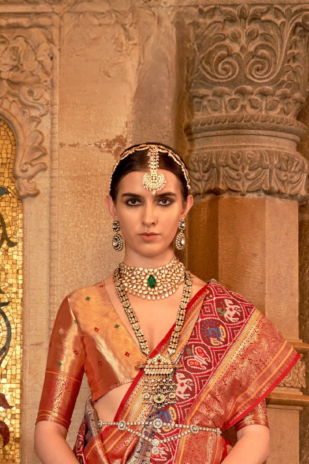 Banarasi Silk Saree with Royal Weaving and Rich Finish