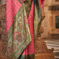 Elegant Banarasi Silk Saree with Striking Contrast Border