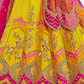 Luxury Silk Lehenga Set with Fine Hand Embroidery