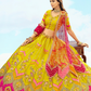 Luxury Silk Lehenga Set with Fine Hand Embroidery