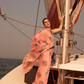 Chinon Nylon Saree with Elegant Handloom Weaving Design