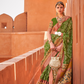Graceful Patola Print Saree Set in Soft Cotton Silk Fabric