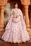 LAVANTEFASHIONCoralTissueSequinseembroiderySemi-StitchedLehengacholi_Dupatta_2 - LaVante Fashion