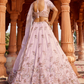 Tissue Lehenga Choli & Dupatta with Sequin Embroidery