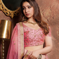 Glamorous Purple Art Silk Lehenga with Intricate Embroidery
