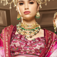 Pink Horizon Banarasi Silk Lehenga Ensemble - LaVante Fashion