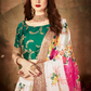 Breath-taking Floral Printed Organza Lehenga for Bridal Wear
