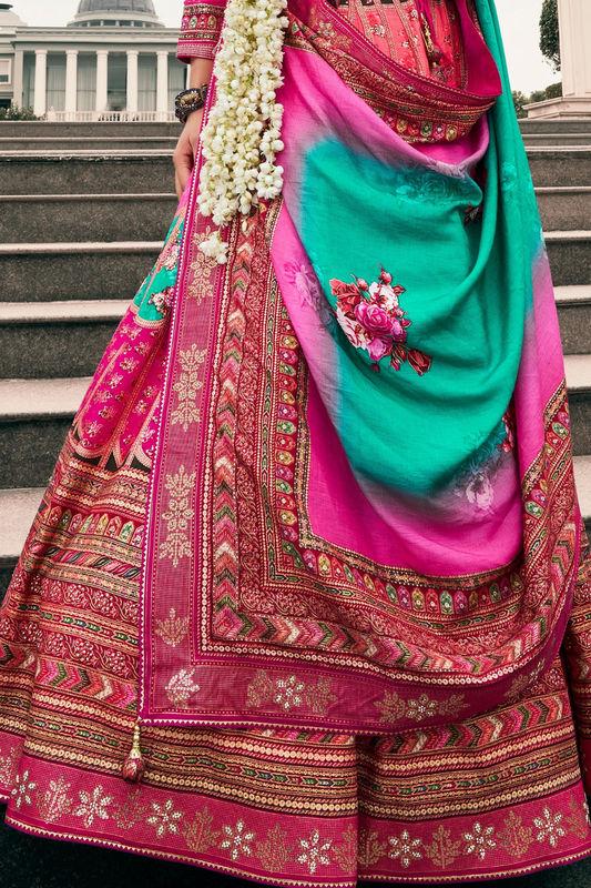 Premium Magenta Silk Lehenga Choli - LaVante Fashion