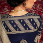 Elegance Embroidered Organza Silk Ensemble with Delicate Detailing