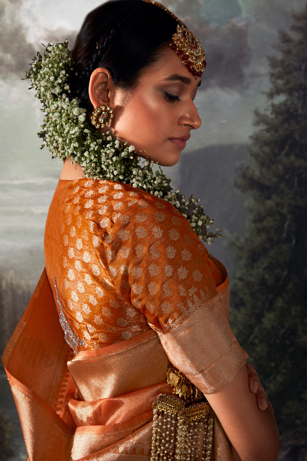 Majestic Woven Banarasi Silk Saree in Lustrous Pure Silk
