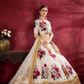 Printed Designer Lehenga with Zari, Dori & Sequins Embellishments