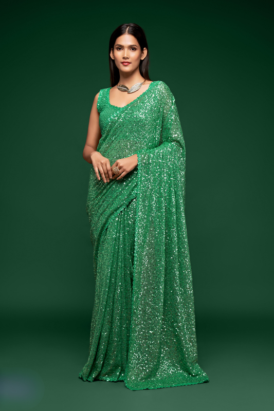 Floral Whispers – Lightweight Georgette with Modern Touch