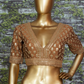 Golden Brown Traditional Wear Bridal Lehenga