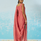 Pink Fancy Fabric Salwar Suit with Elegant Machine Embroidery