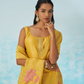 Designer Yellow Embroidered Salwar Suit for Occasions