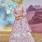 Embroidered Georgette Lehenga Set with Delicate Bead Work