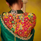 Tissue Silk Embroidered Saree with Sequins and Beads Work
