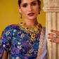 Tissue Silk Embroidered Saree with Sequins and Beads Work