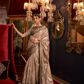 Traditional Handloom Saree with Elegant Weaving Patterns