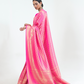 Kanjivaram Silk Saree with Traditional Handloom Weaving Art