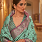 Zari Butta Tussar Silk Saree with Handwoven Elegance